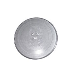 Microwave Glass Turntable Plate 12.5 Inch Replacement Tray 3-Notch Hub Clear